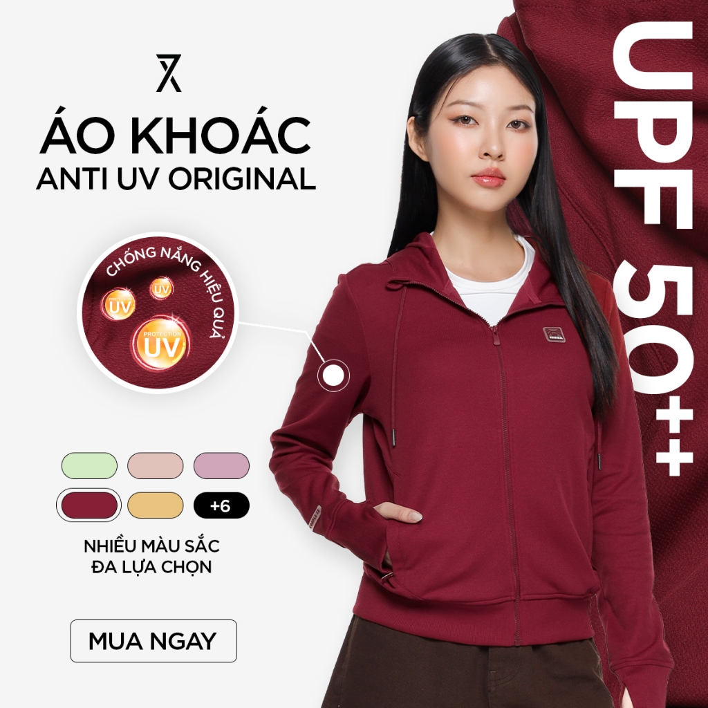 Áo Khoác Vải Chống UV Nữ Couple TX Anti UV Original Form Regular WOK 2064 | BigBuy360 - bigbuy360.vn