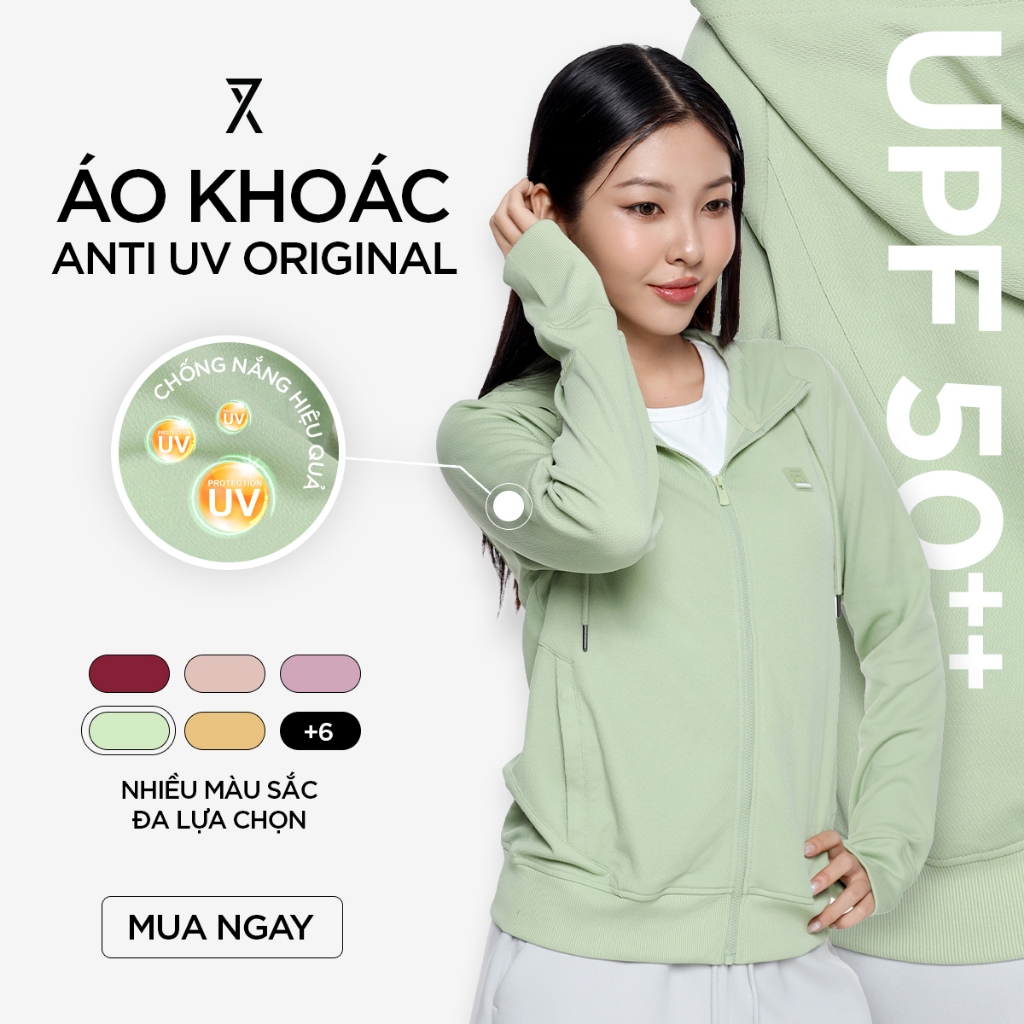 Áo Khoác Chống Nắng Nữ Couple TX Anti UV Original Form Regular WOK 2064
