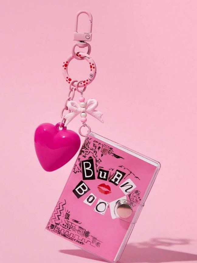 Móc Khóa Mean Girls Những Cô Nàng Lắm Chiêu - Keycap Móc Treo Túi Xách Phụ Kiện Pink Style Cute