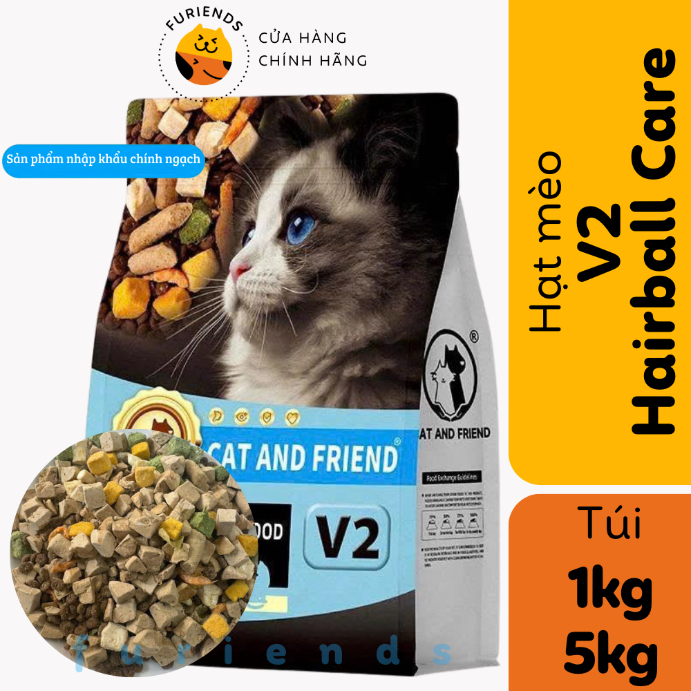 [HOẢ TỐC 24/24]Hạt 70% là topping cho mèo V2,hairball,hỗ trợ tiêu hoá-Furiends Official Store