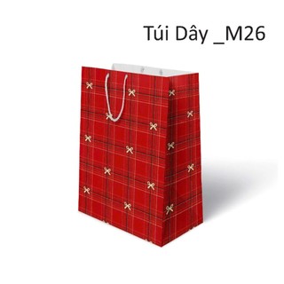 Combo 5 cái túi giấy đứng quai dây qui cách 19x27 hông 9cm- Giá sỉ được chọn mẫu