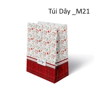 Combo 5 cái túi giấy đứng quai dây qui cách 19x27 hông 9cm- Giá sỉ được chọn mẫu