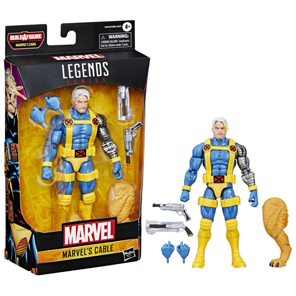 Mô hình Hasbro Marvel Legends Series X-Men Marvel's Cable (Marvel's Zabu Build-A-Figure)