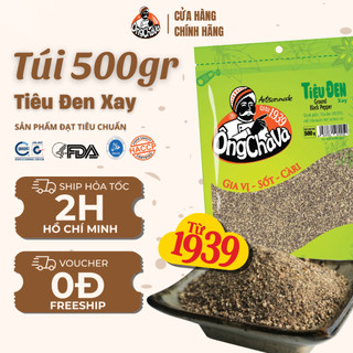 Tiêu Đen Xay thương hiệu Ông Chà Và 500gr - Hàng Chính Hãng