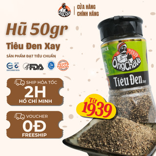 Tiêu Đen Xay thương hiệu Ông Chà Và 50gr - Hàng Chính Hãng