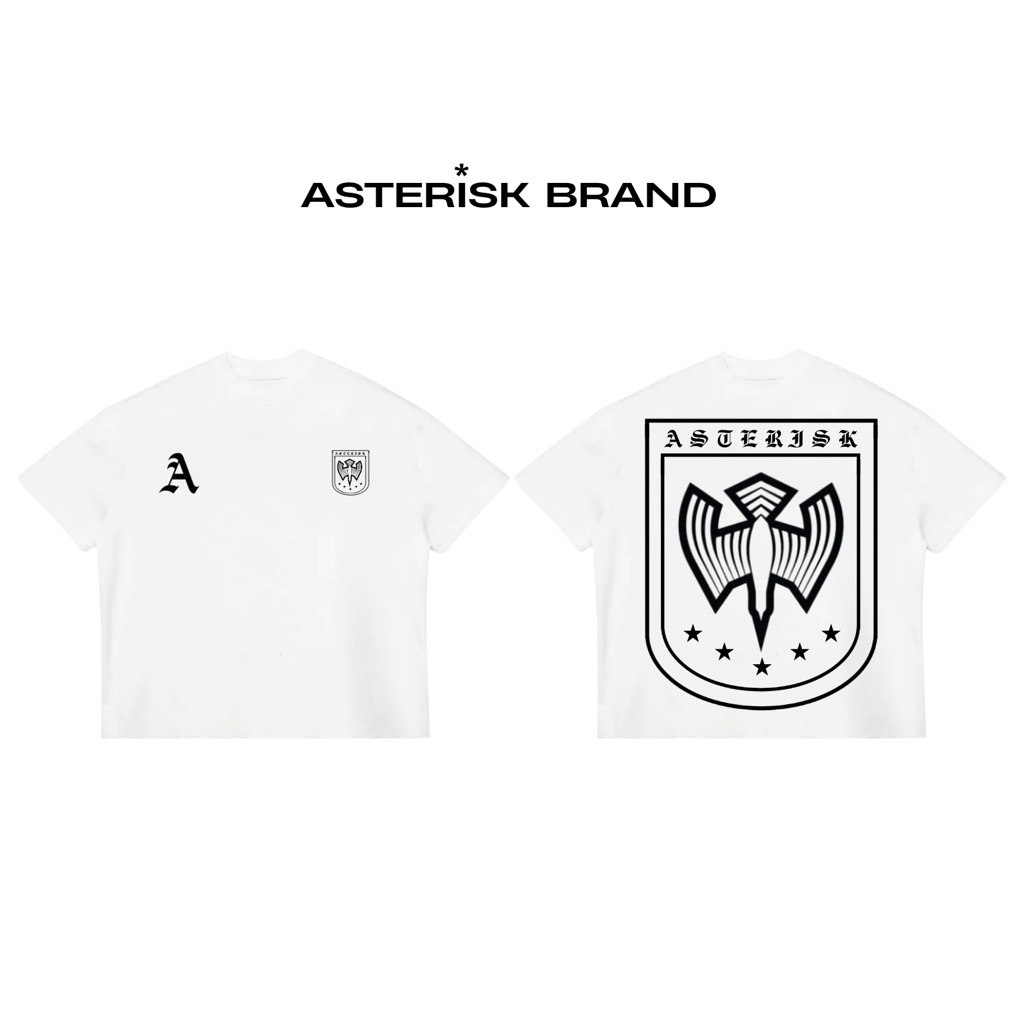 Áo thun BOXY TEE - 270gsm [ ASTERISK - EAGLE ] - 100% cotton xử lí co rút