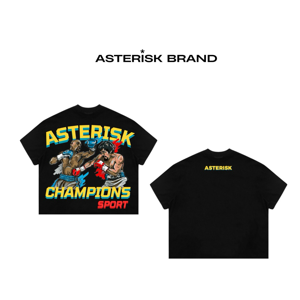 Áo thun BOXY TEE - 260gsm [ ASTERISK - BOXING ] - 100% cotton xử lí co rút