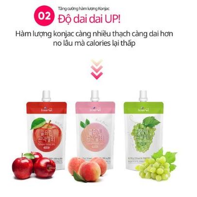 THẠCH UỐNG CHIẾT XUẤT TỪ TRÁI CÂY INNERSET KONJAC JELLY 150ML