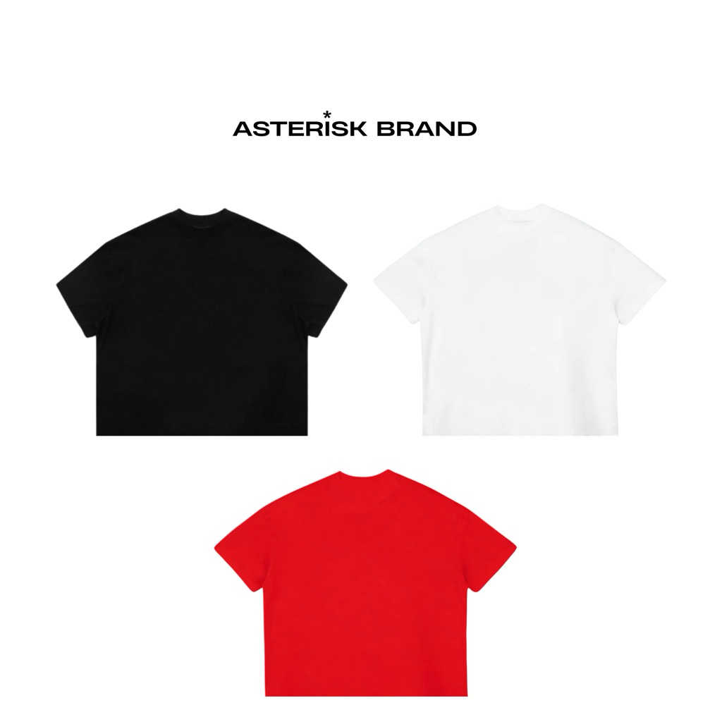 Áo Thun ASTERISK | Form Boxy - TRƠN |100% Cotton - 260 GSM | ASTERISK™