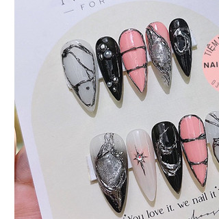 BỘ NAIL THIẾT KẾ T077 ( HINH THẬT SHOP CHỤP)