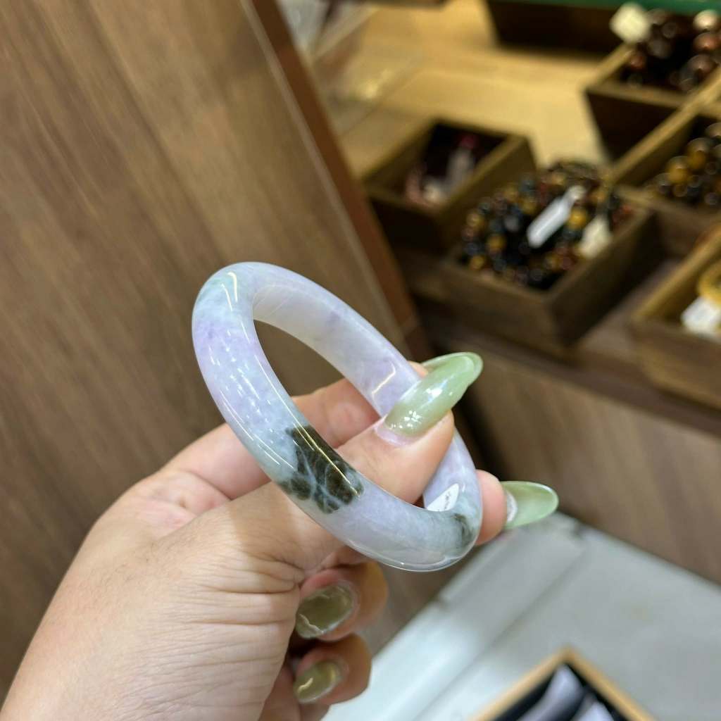 💎 VÒNG TAY THẠCH CẨM MYANMAR SIZE 58 - CHUẨN ĐÁ THIÊN NHIÊN - TẶNG KÈM GIẤY KIỂM ĐỊNH LIULAB