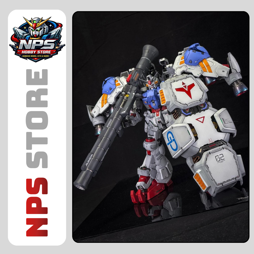 Mô hình lắp ráp 1/100 GP02 GP-02 Physalis Solomon Kèm led, mô tơ và decal