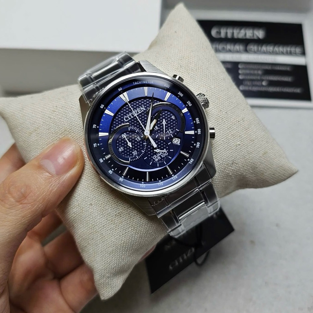 Đồng hồ nam dây thép Citizen Quartz Chrono AN8190-51L