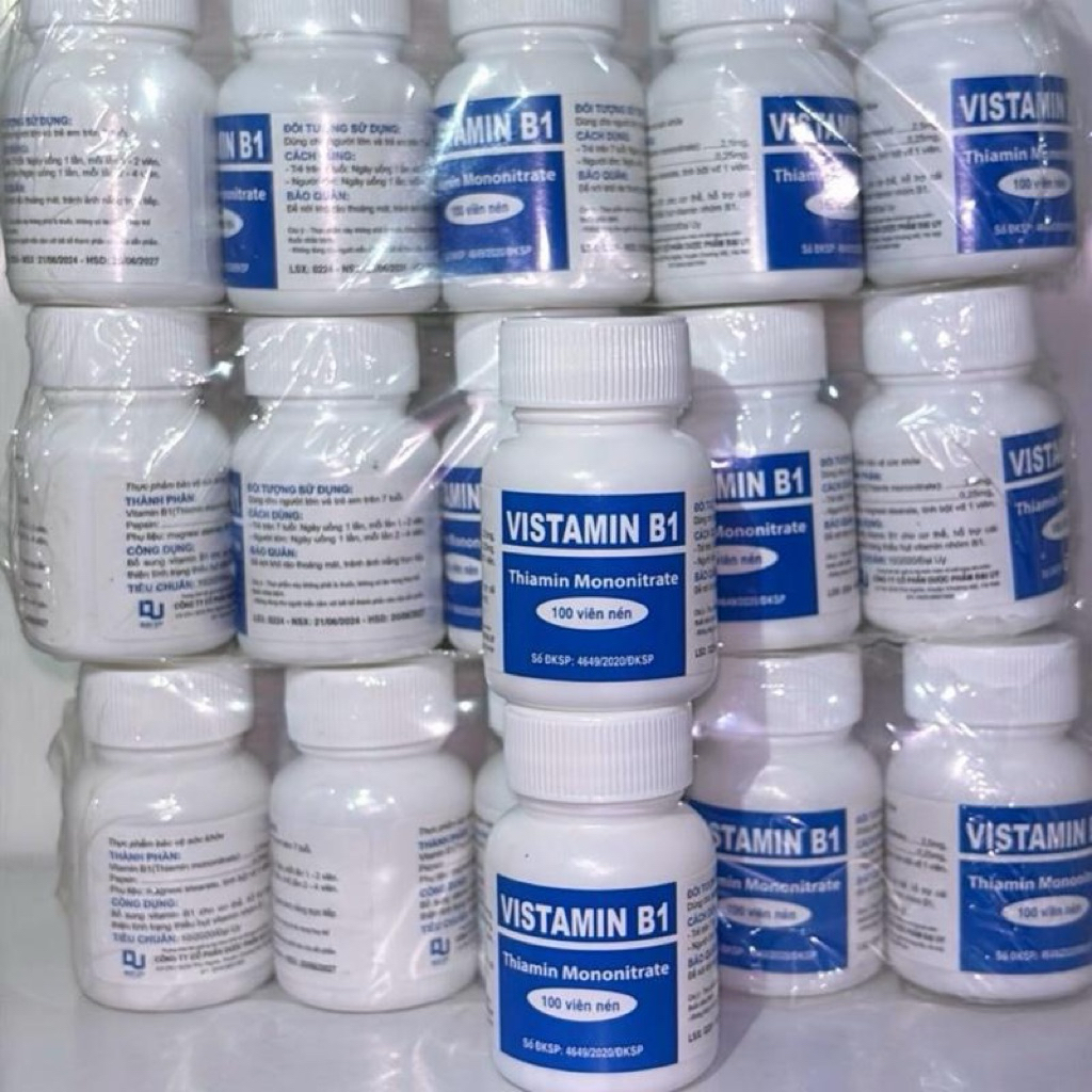 Vitamin B1 (100 viên) Hỗ trợ trắng da - Nuôi dưỡng tóc