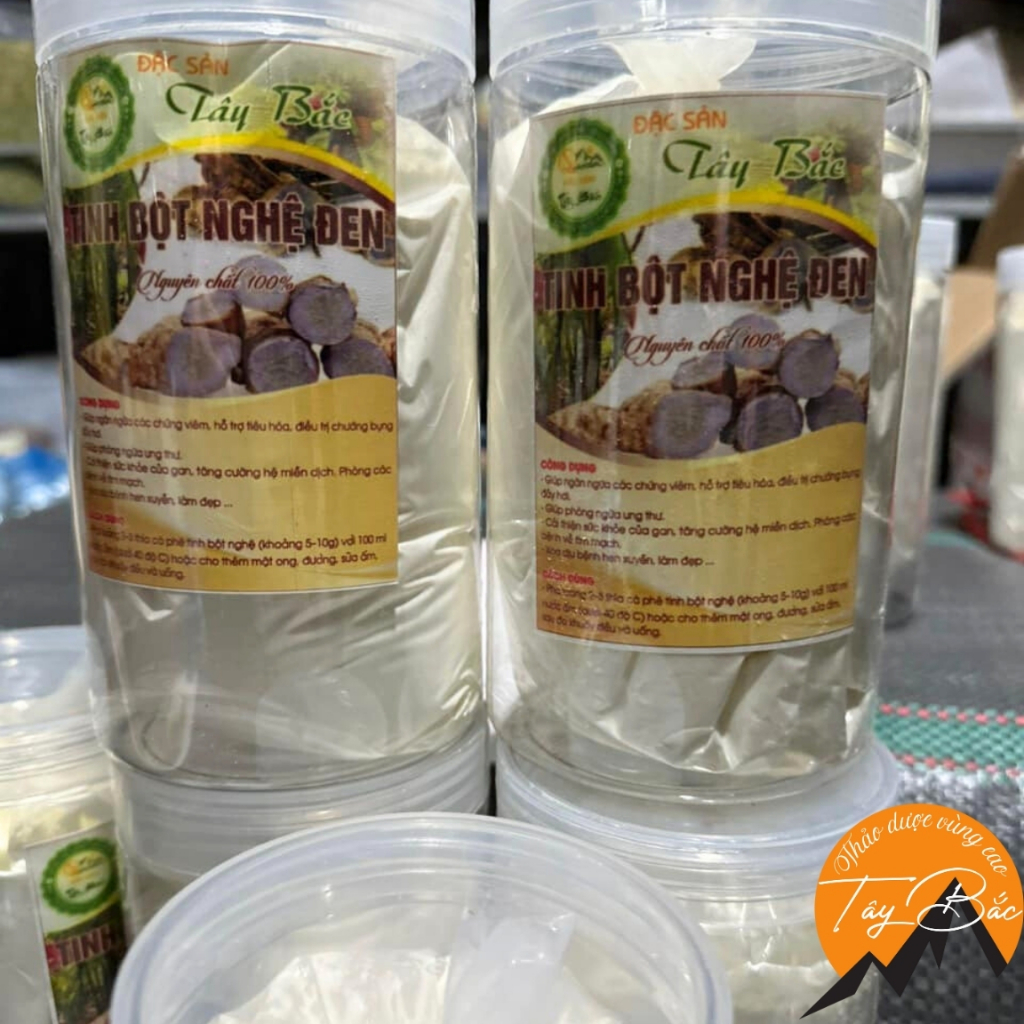 Tinh bột nghệ đen (nga truật) khô (500g, 1kg) nano cumin nguyên chất loại 1 uống, làm viên tinh bột 