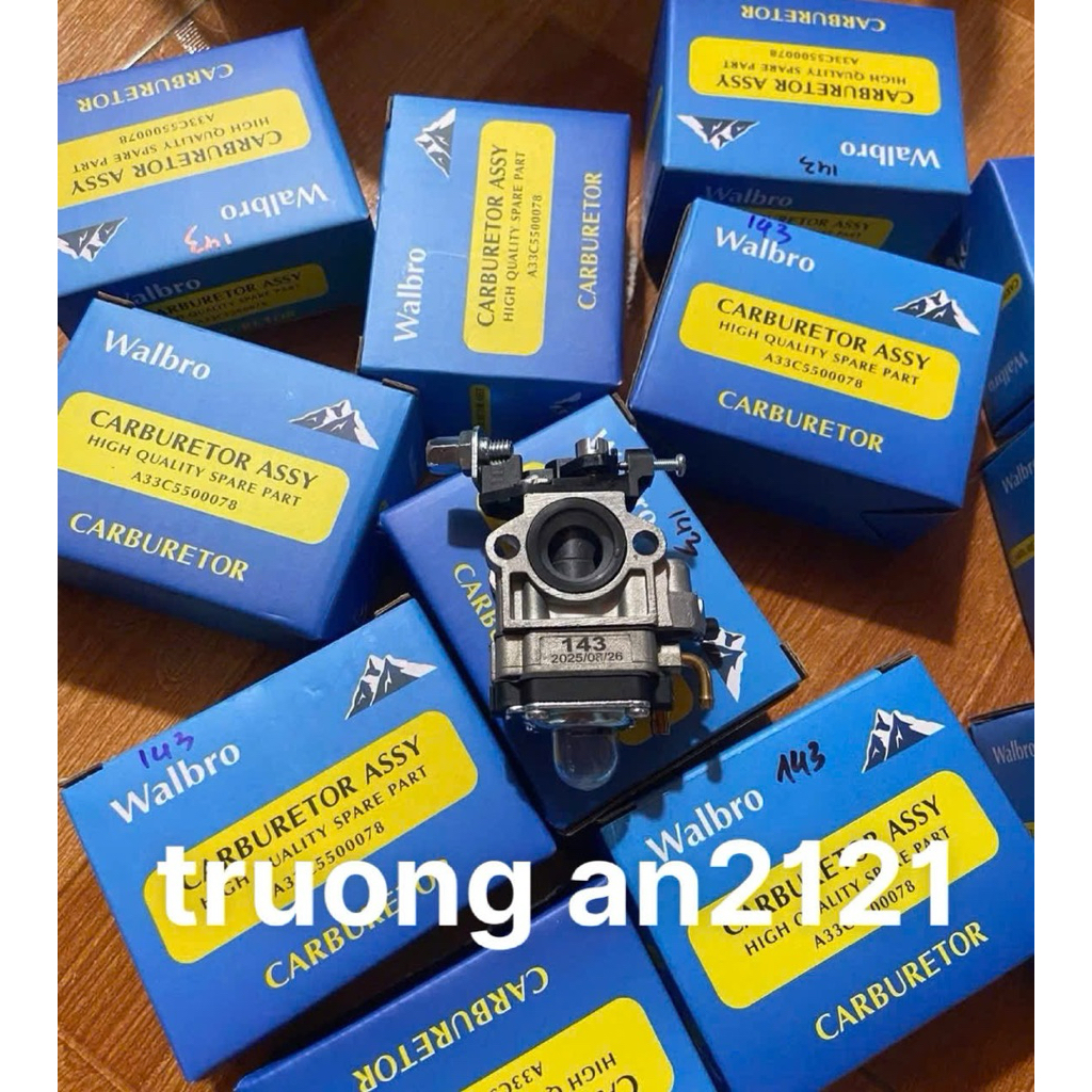 Chế hoà khí . Bình xăng con 143 -541 Walbro