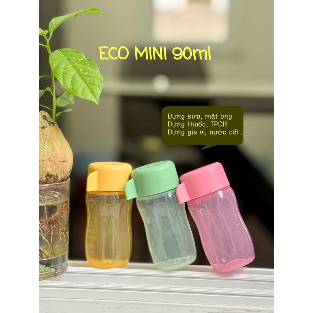 Sét bình eco mini 90ml, đựng thuốc, đựng vitamin,…