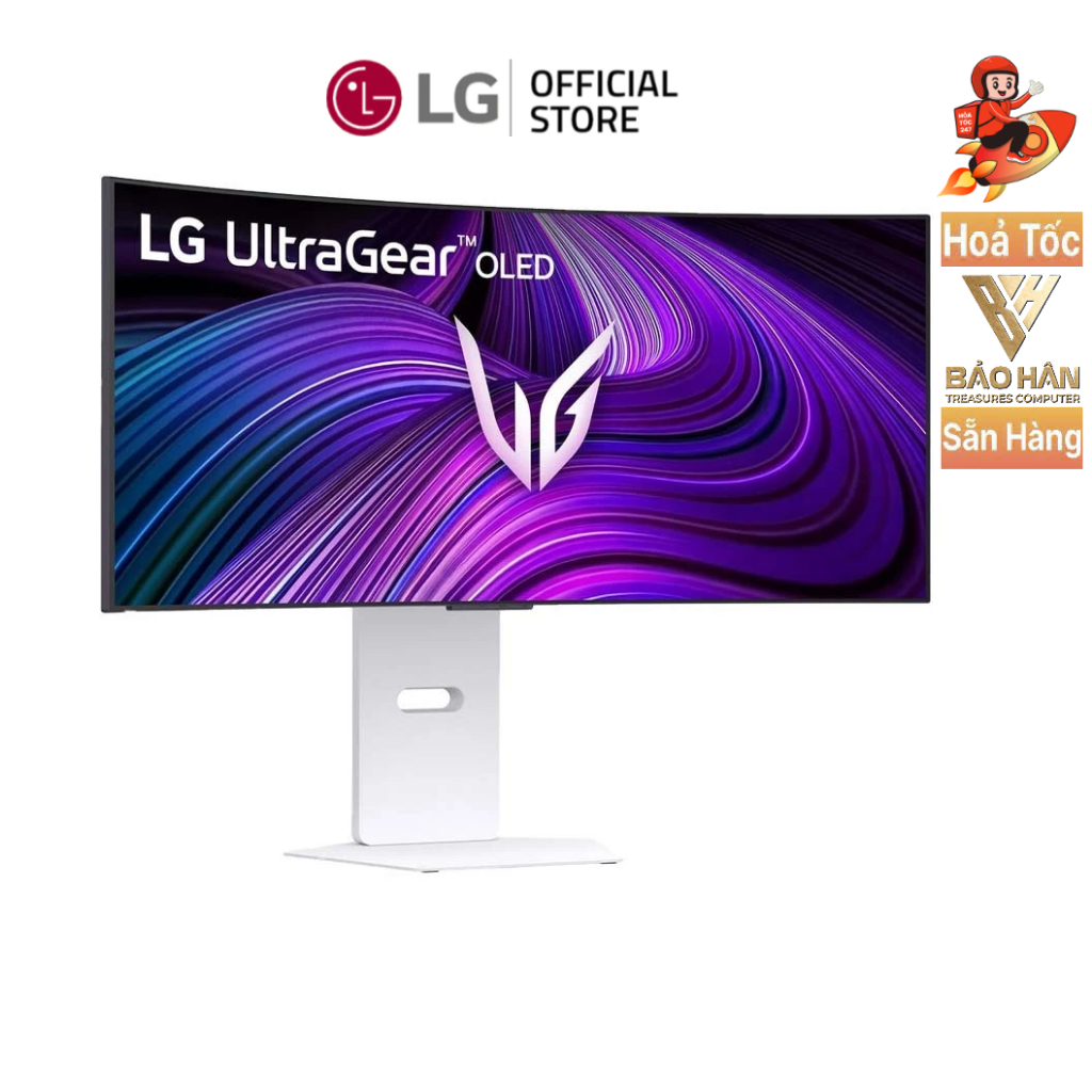 Màn Hình Cong LG 34GX90SA-W.ATV 34 inch UWQHD OLED 240Hz 0.03ms - Hàng Chính Hãng
