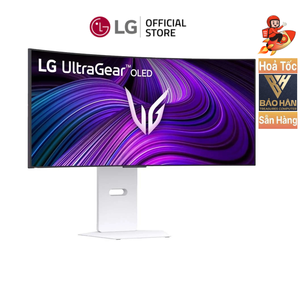 Màn Hình Cong LG 34GX90SA-W.ATV 34 inch OLED 2K 240hz 0.03ms, Type C (Độ cong 800R) - Hàng Chính Hãn