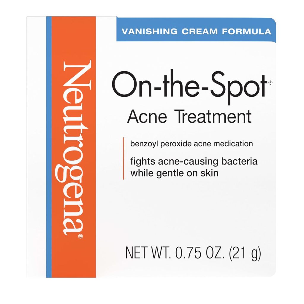 Kem xử mụn Neutrogena On-The-Spot Acne Spot Treatment Cream with 2.5% Benzoyl Peroxide