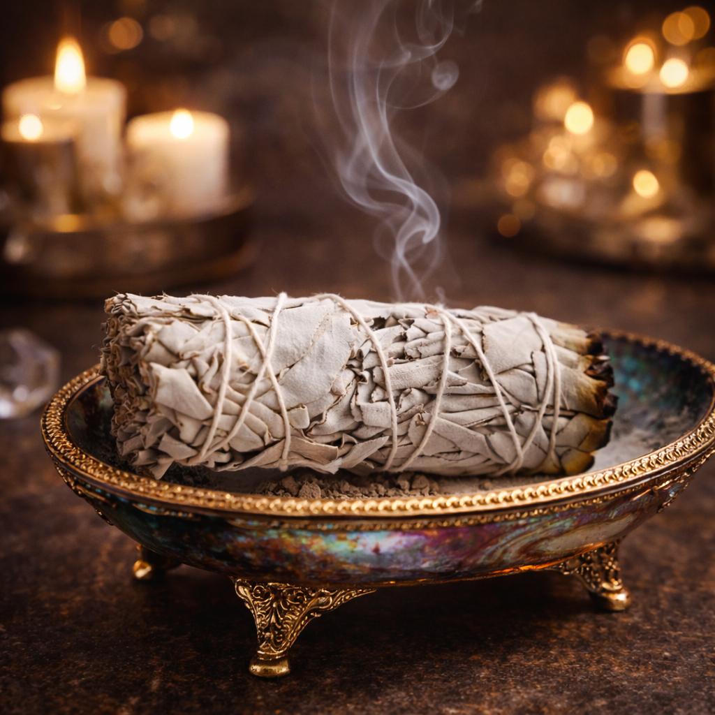 Xô Thơm (White Sage) Thanh Tẩy Bài Tarot & Làm Sạch Đá Phong Thủy l XÔ THƠM THANH TẨY