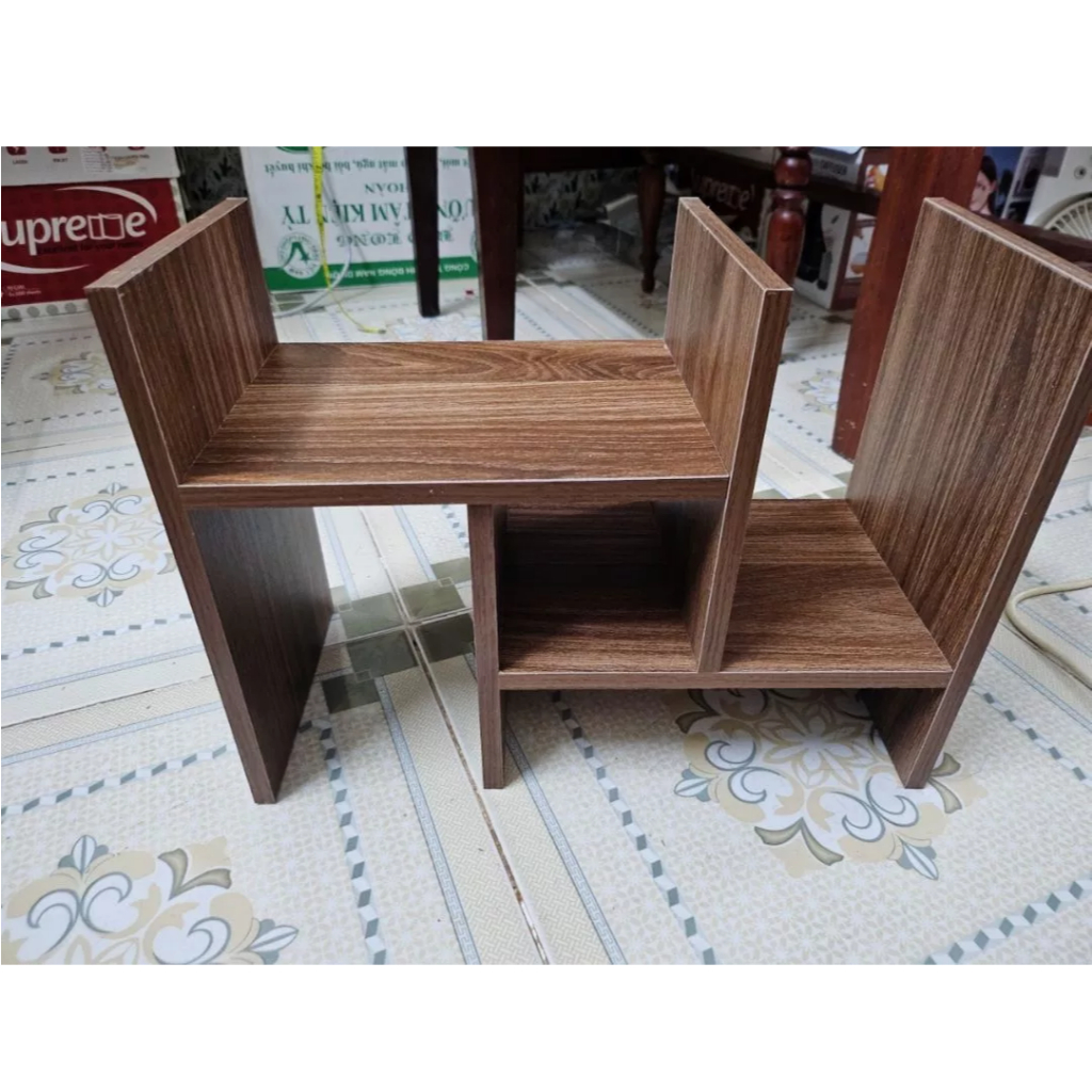 Kệ Sách Gỗ Mini Đa Năng 2 Tầng Dáng Xương Rồng Để Bàn Trang Trí Góc Học Tập Làm Việc ND15 | BigBuy360 - bigbuy360.vn