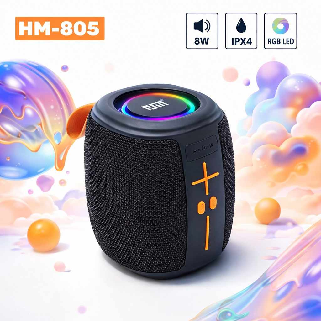 Loa Bluetooth Không Dây Nhỏ Gọn Tiện Lợi Chơi Nhạc 5H Bluetooth 5.1 TENZATEK