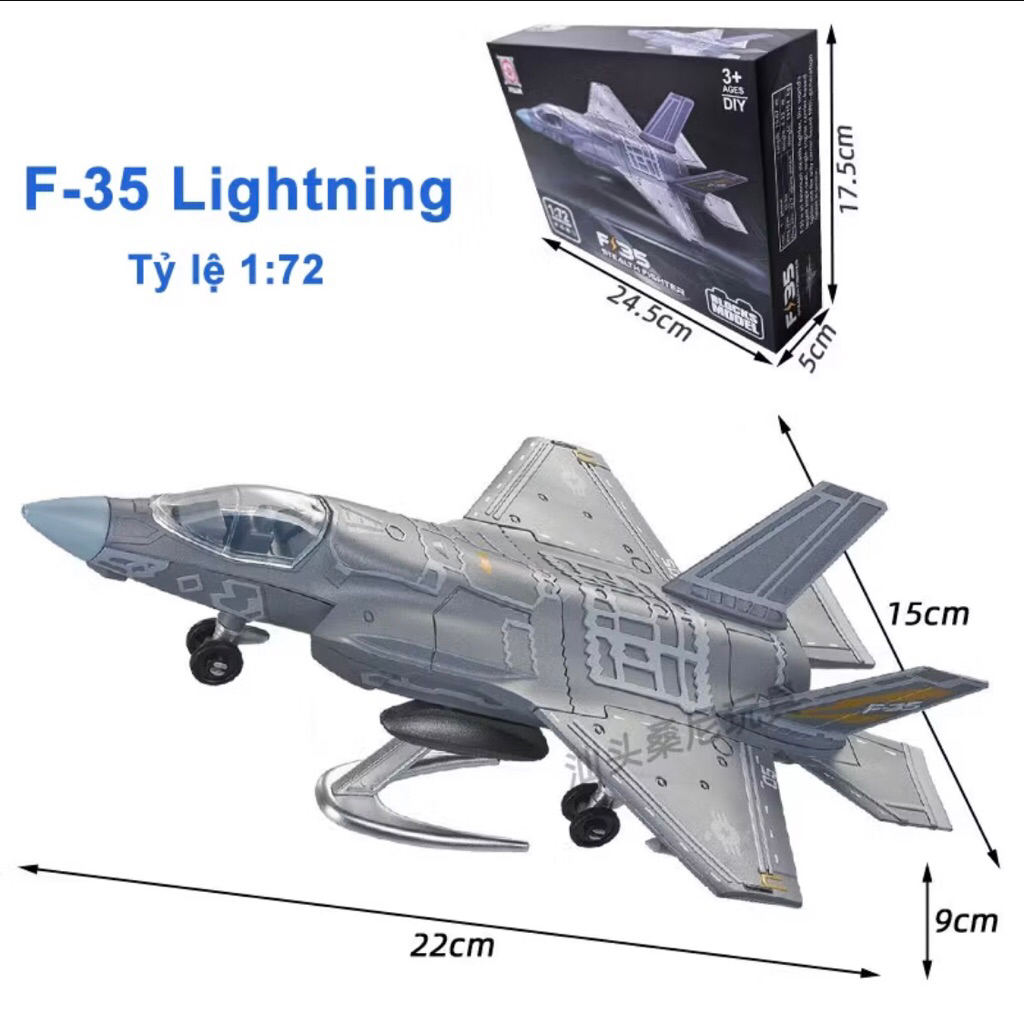 Mô hình lắp ráp Xuja tỷ lệ 1:72 - Tiêm kích tàng hình F-35 Lighting