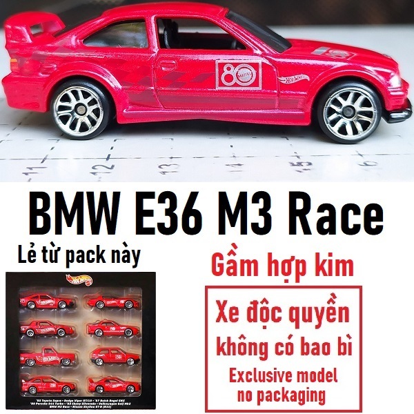 Xe mô hình Hot Wheels Fast & Furious BMW E36 M3 Race