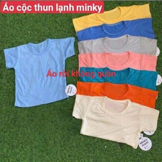 [A180 - MỀm Mát, Rẻ, Được Chọn Mầu] Áo Cộc Tay Thun lạnh  Không Họa Tiết Cho Bé Trai Bé Gái