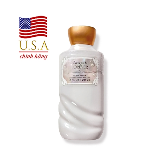 Chính hãng Mỹ | ALWAYS & FOREVER | Bộ Sữa tắm - Dưỡng Thể - Xịt thơm Body Mist hương NGỌT ẤM - Bath 