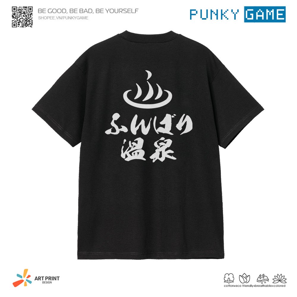 Áo thun Unisex Shaman King Funbari Onsen Cotton 100% ngắn tay