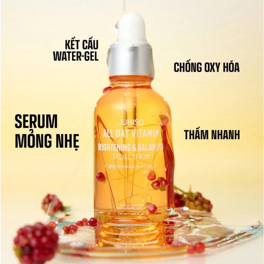 (Có sẵn) Serum Jumiso All Day Vitamin Brightening & Balancing Serum 30ml (03/2028)