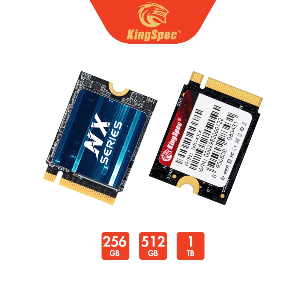 SSD KingSpec M2 2230 NVMe Gen3x4 PCIe 3.0 1TB / 512GB / 256GB Gen3 [ NX - Series 2230 ] - Hàng Chính
