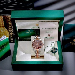 Đồng hồ nam nữ cặp đôi, đồng hồ đeo tay Rolex nam nữ cặp đôi máy Pin Nhật, full box, kính Saphire, quà tặng sang trọng