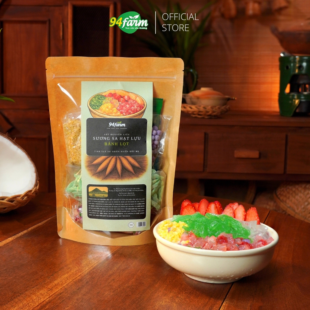 [1 set] Chè Sương sa hạt lựu 94farm nấu 12-15 chén