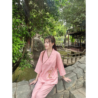 Nhật An Kate Lụa  # Quần Áo Đi Chùa