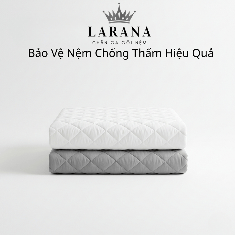 Tấm Bảo Vệ Nệm Chống Thấm Bề Mặt Polyester - Ngăn Ngừa Mọi Vết Bẩn - Bảo Vệ Tấm Nệm Luôn Khô Thoáng