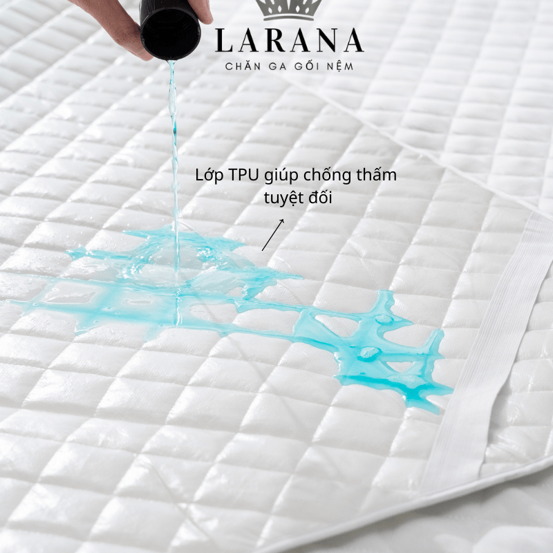Tấm Bảo Vệ Nệm Chống Thấm Bề Mặt Polyester - Ngăn Ngừa Mọi Vết Bẩn - Bảo Vệ Tấm Nệm Luôn Khô Thoáng | BigBuy360 - bigbuy360.vn