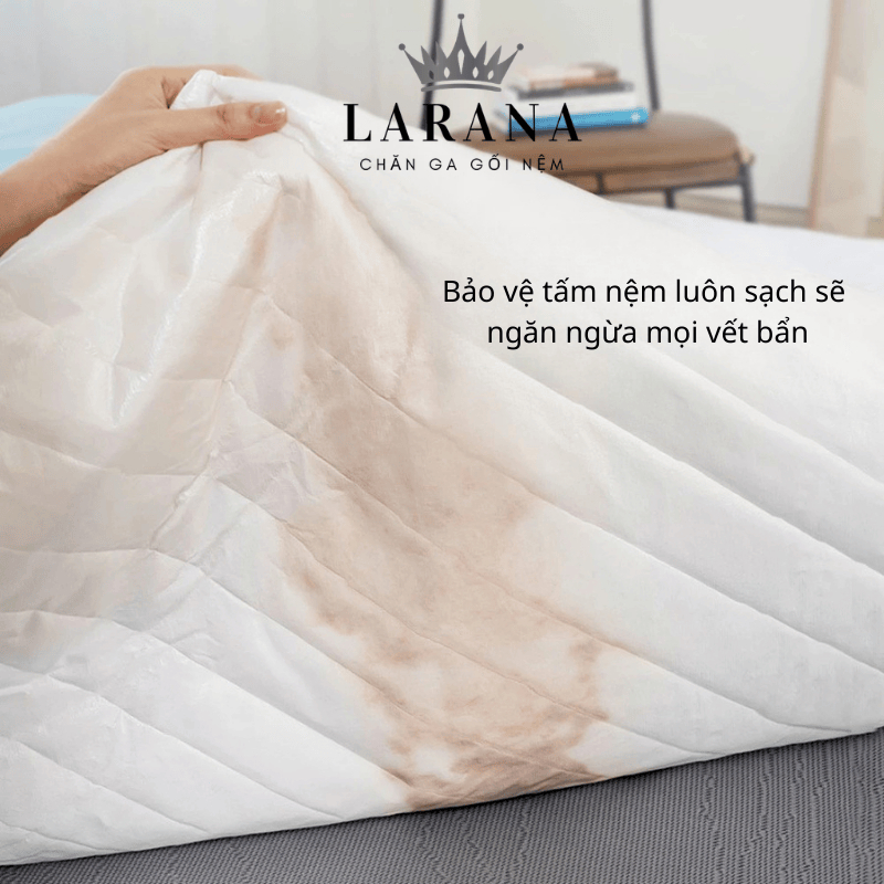 Tấm Bảo Vệ Nệm Chống Thấm Bề Mặt Polyester - Ngăn Ngừa Mọi Vết Bẩn - Bảo Vệ Tấm Nệm Luôn Khô Thoáng | BigBuy360 - bigbuy360.vn