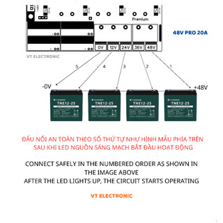 Module Cân Bằng Chủ Động Acquy_Pin_UPS_48V_15A (Cân Nhanh)