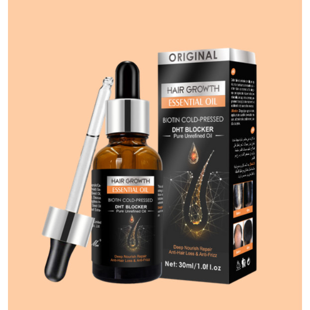 Hair Growth Essential Biotin Cold-Pressed Dht Blocker và tinh chất tăng trưởng tóc chống rụng tóc