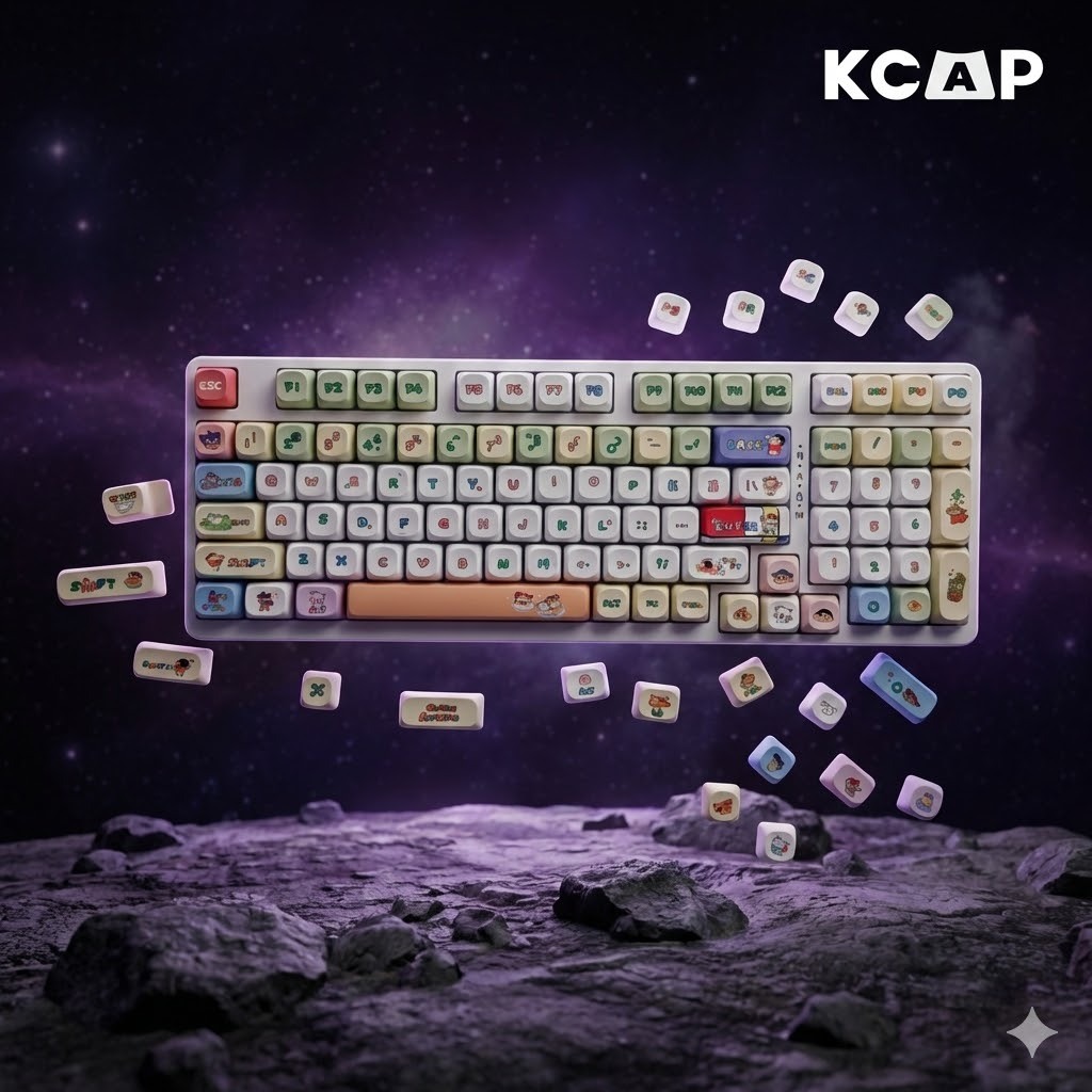 Keycap Crayon Shin-chan MOA PBT | KCAP - World of keycaps