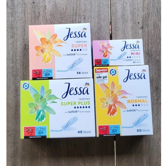 Tampon Jessa không ống đẩy
