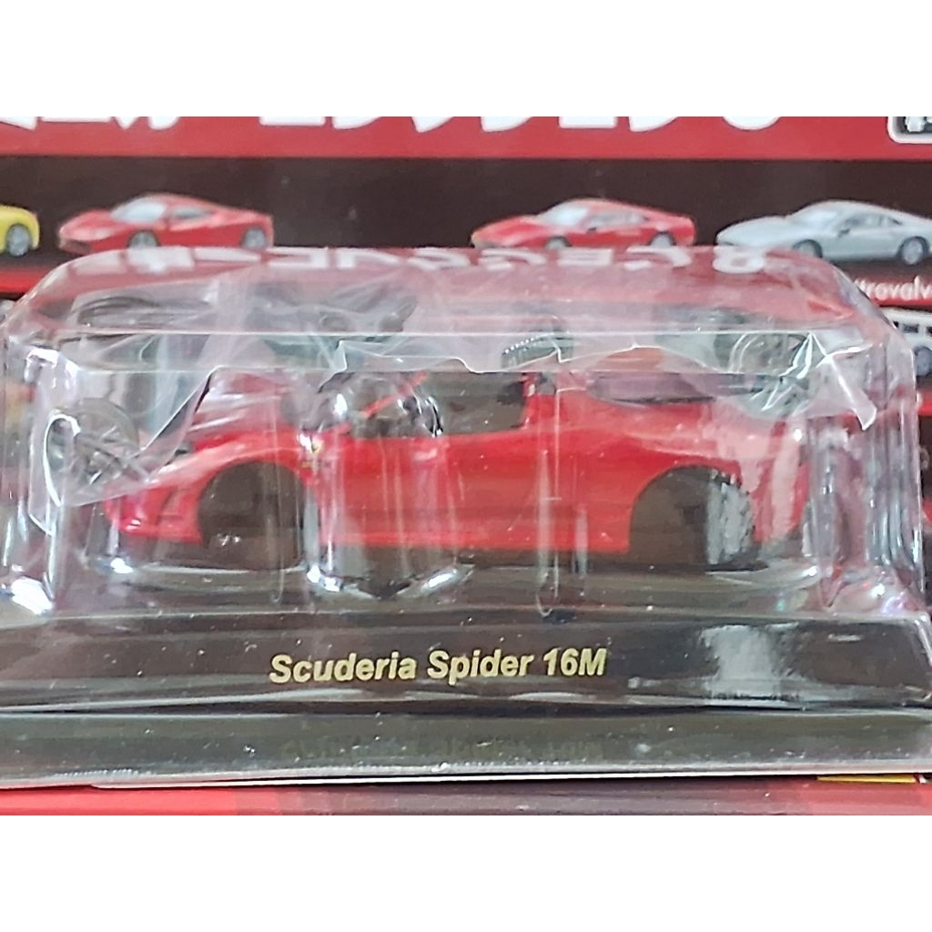 KYOSHO 1/64 - FERRARI SCUDERIA SPIDER 16M MÀU ĐỎ SERIES VIII