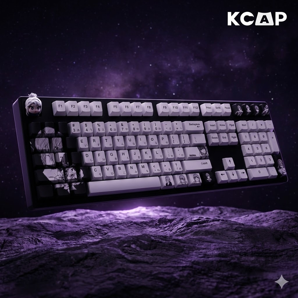 Keycap Anime Makima PBT, dáng cao nguyên bản | KCAP - World of keycaps