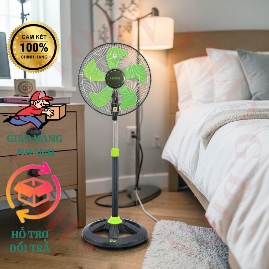 QUẠT ĐỨNG SENKO DTS1609 (LỒNG MẠ CROM)