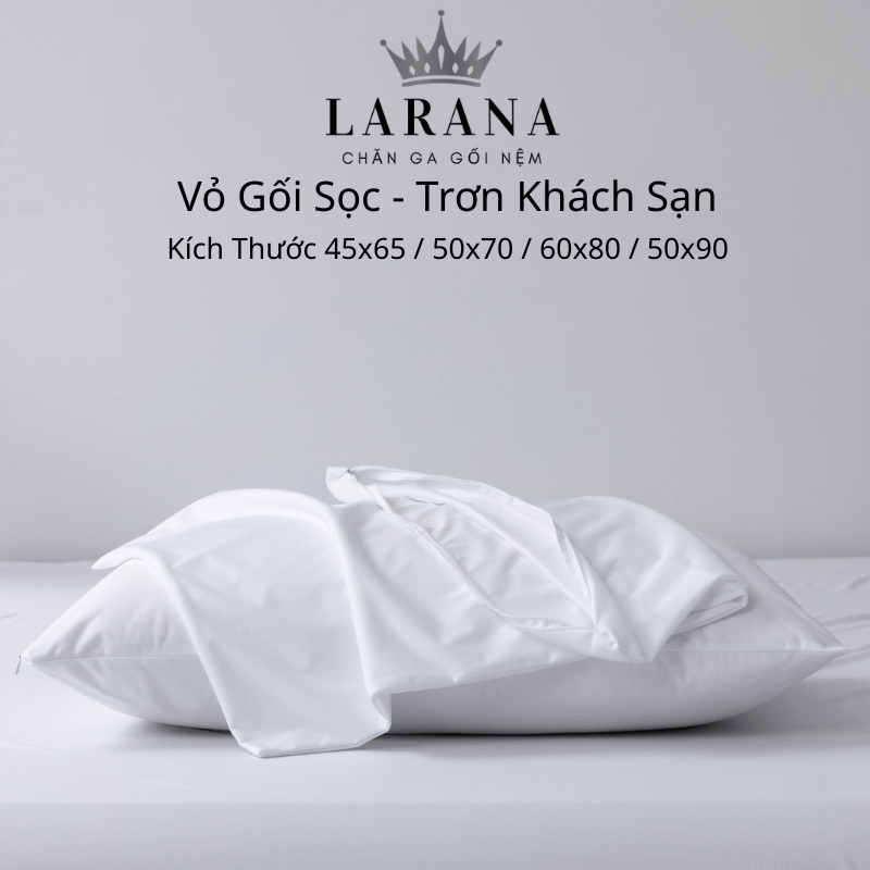Vỏ Gối Cotton Sọc - Trơn Kích Thước 45x65,50x70,60x80,50x90 Tiêu Chuẩn Khách Sạn