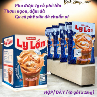 Cà phê sữa đá Ly Lớn MacCoffee (10 gói x 26G)