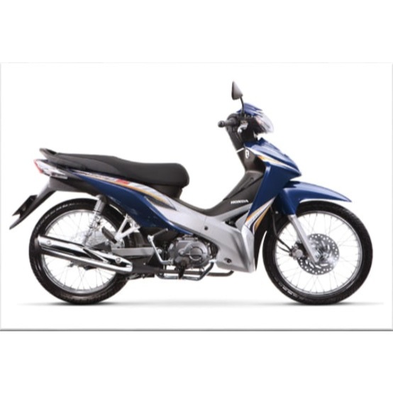 [MÓN LẺ] Dàn áo Wave S 110 2011 xanh bạc chính hãng, Bộ áo màu wave S110 2011 2012 2013 2014